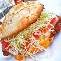 HAMBURGESA DE POLLO XXL 